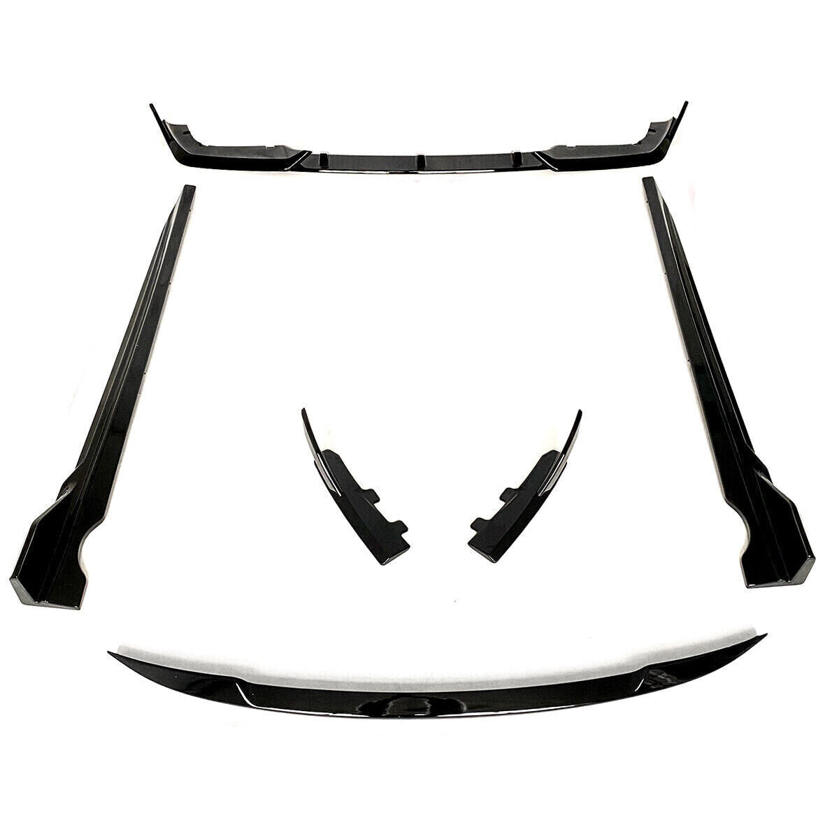 FOR BMW X5 X5M F95 BODYKIT BODY KIT FRONT SPLITTER LIP REAR DIFFUSER SKIRT GLOSS