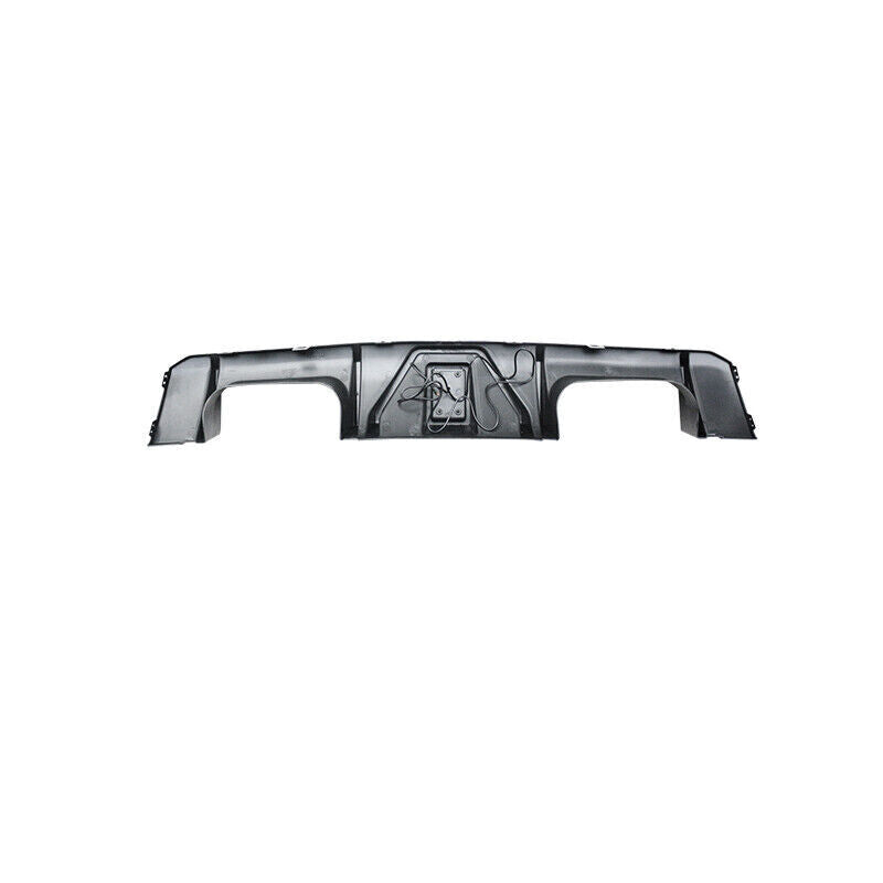 FOR BMW G80 M3 G82 G83 M4 REAR BUMPER DIFFUSER LIP GLOSS BLACK W/LED LIGHT 21-23