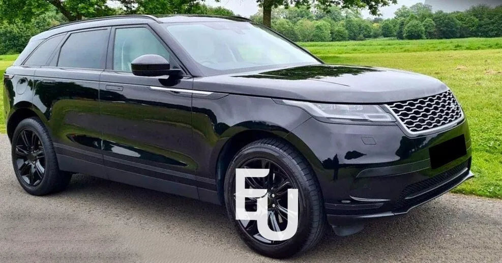 BLACK ALUMINIUM ROOF RAILS BARS LUGGAGE RACK FOR RANGE ROVER VELAR L560 2017+