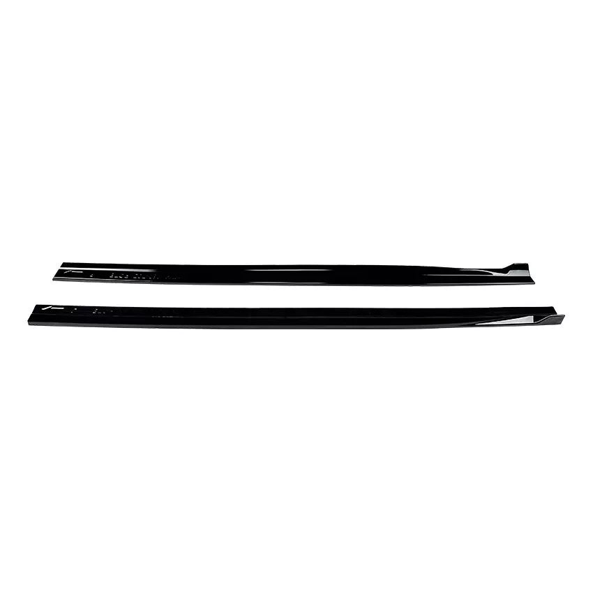 FOR MERCEDES A CLASS W177 CLA C118 SIDE SKIRT AMG LINE EXTENSION BLADE GLOSS 18+
