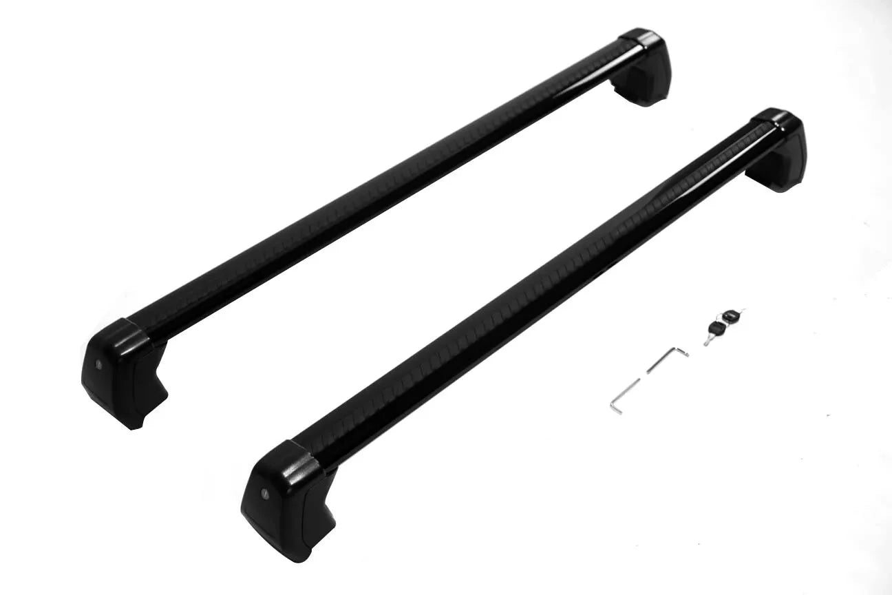 FOR LAND ROVER DISCOVERY 5 L462 ROOF RAILS RACK CROSS BARS KIT BLACK LOCKABLE