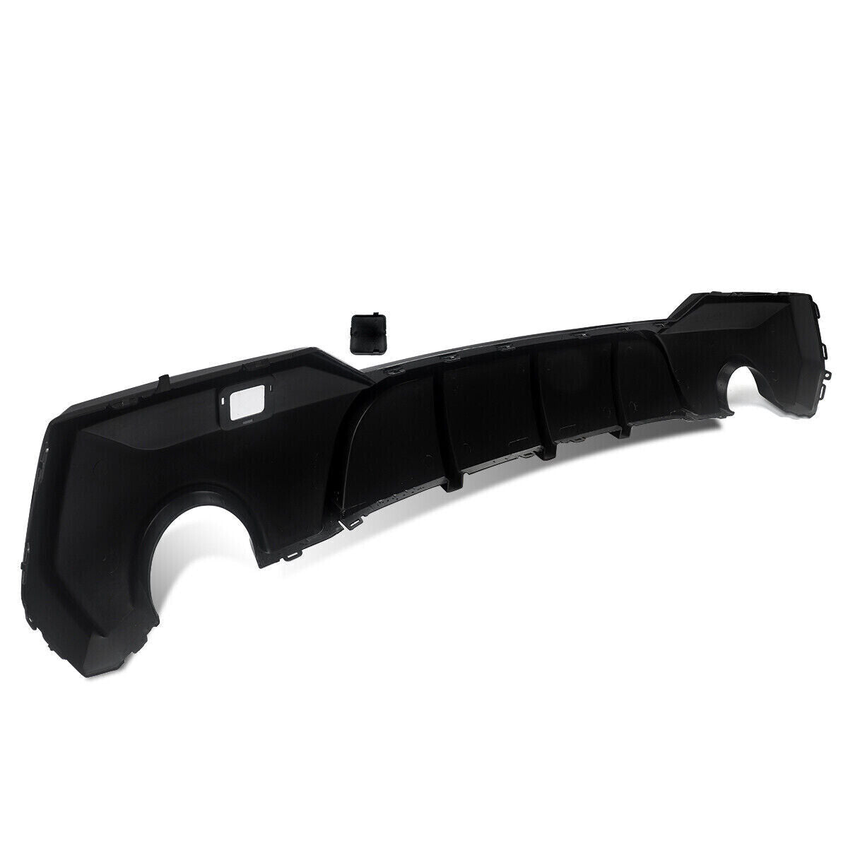 FOR BMW 4 SERIES G22 G23 M SPORT REAR DIFFUSER LIP VALANCE GLOSS BLACK 2020+