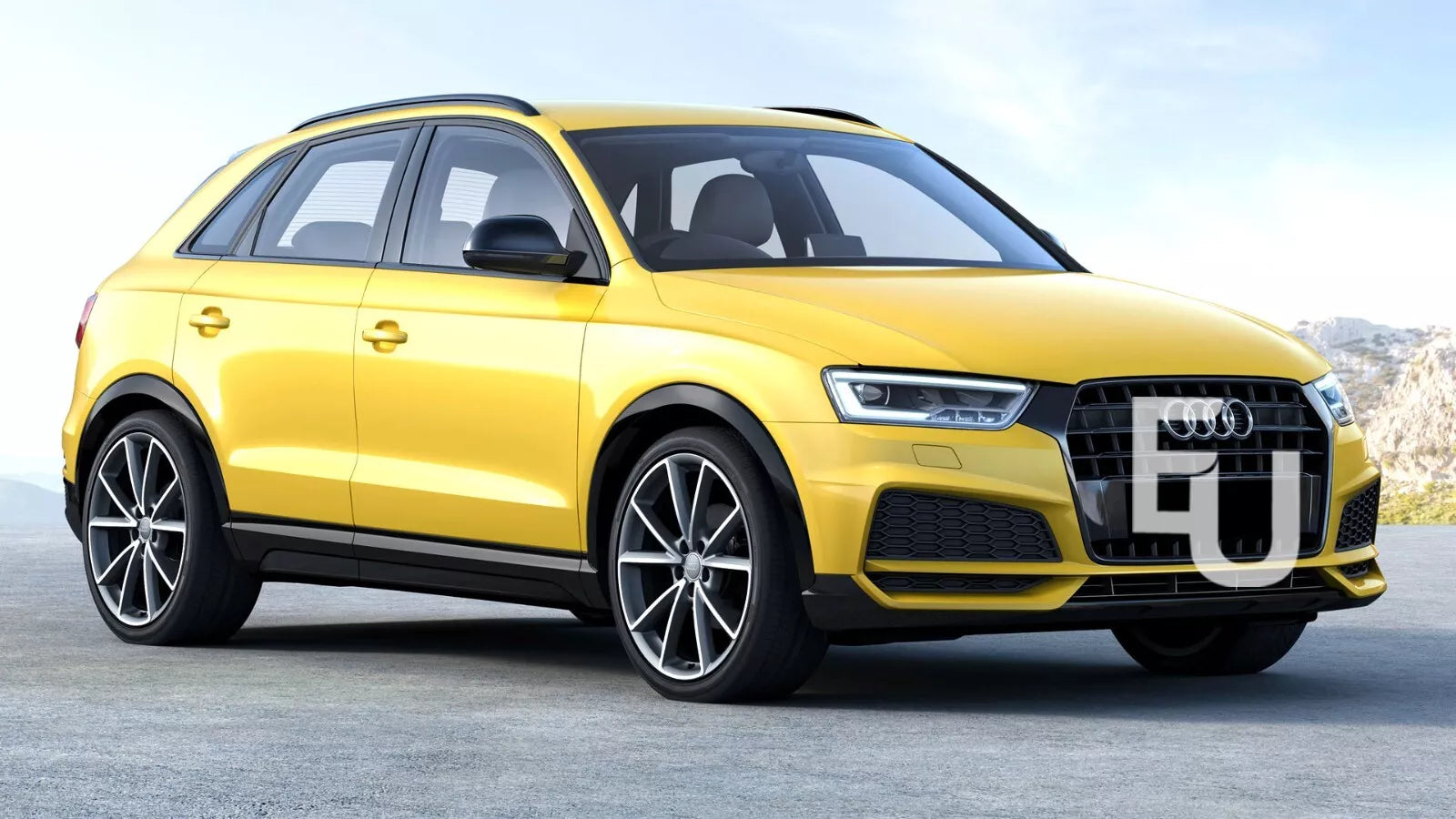 FOR AUDI Q3 RS RIGHT DRIVER SIDE FRONT HEADLIGHT HEADLAMP LENS COVER 2016-2018