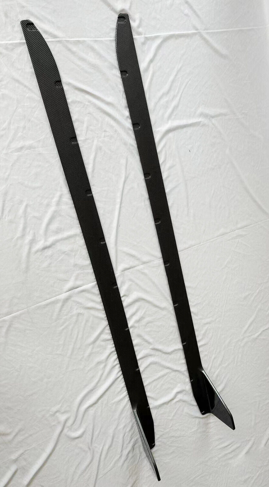 FOR BMW G80 M3 G82 G83 M4 MP STYLE SIDE SKIRT EXTENTION LIP CARBON LOOK 2020+