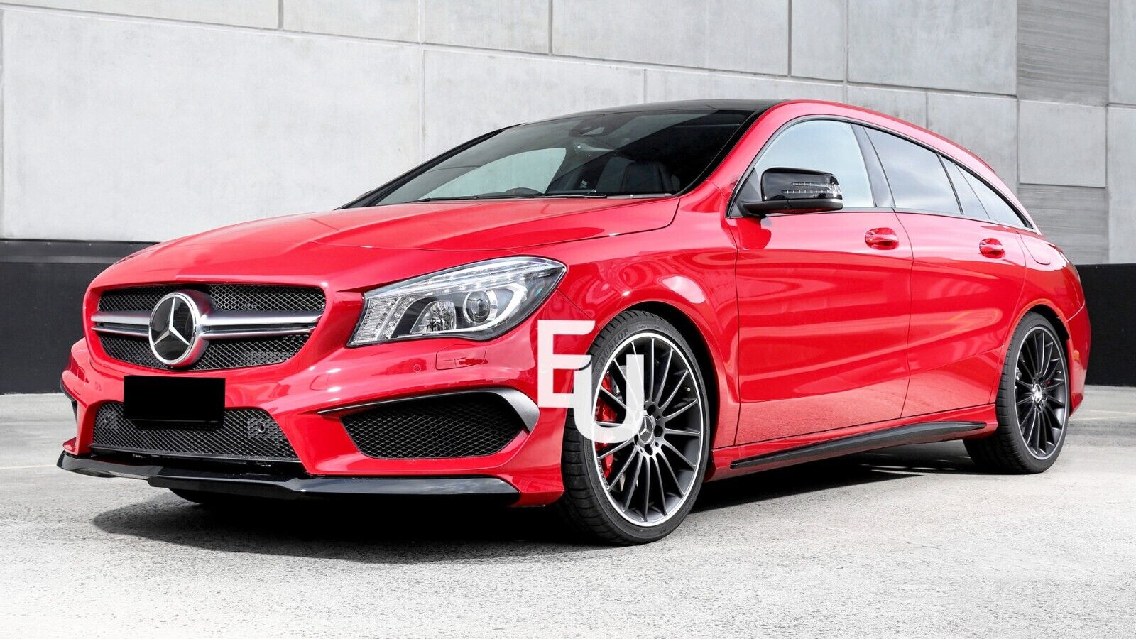 PAIR HEADLIGHT LENS HEADLAMP COVER FOR MERCEDES CLA CLASS W117 C117 2014-2016