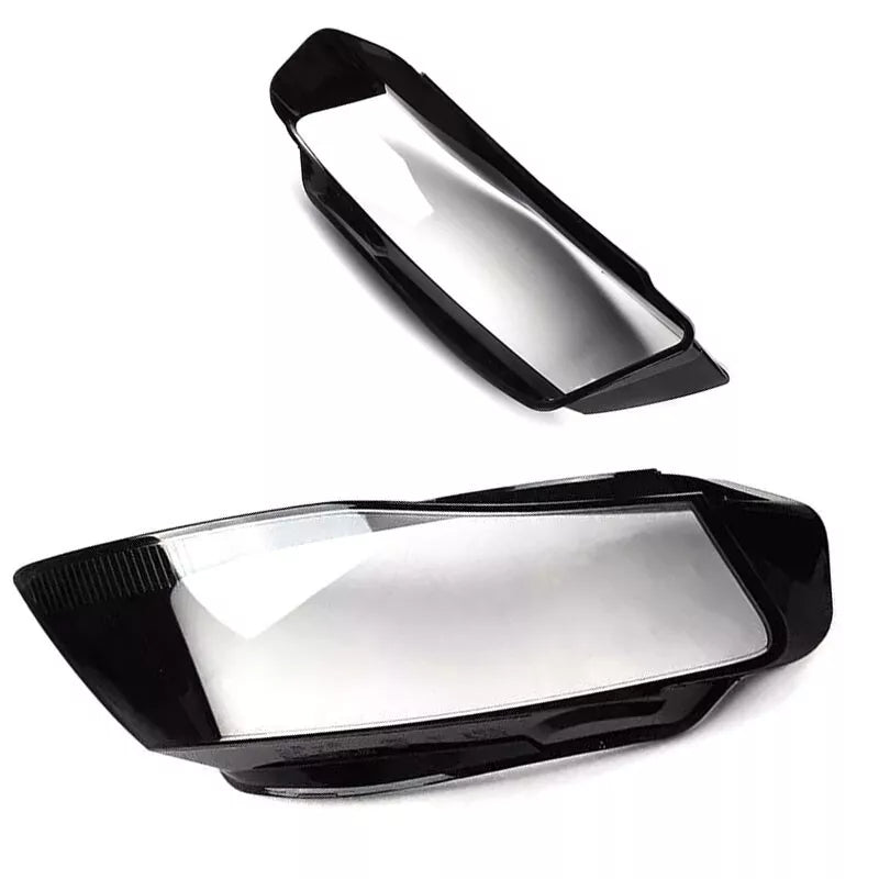 FOR AUDI A4 B8 08-2012 FRONT LEFT RIGHT SIDE HEADLIGHT HEADLAMP LENS COVER CLEAR