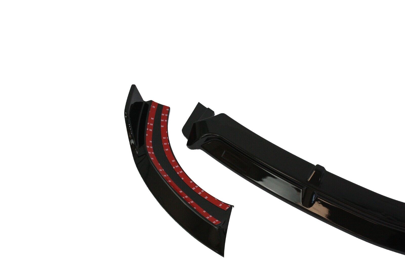 FOR MERCEDES E CLASS W213 A238 C238 BBS F1 LOOK FRONT SPLITTER LIP GLOSS BLACK