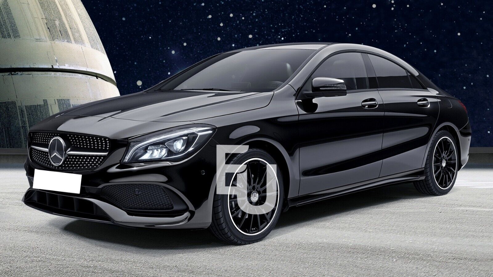 PAIR FOR MERCEDES-BENZ CLA W117 C117 HEADLIGHT HEADLAMP LENS COVER 2017-2019 LCI