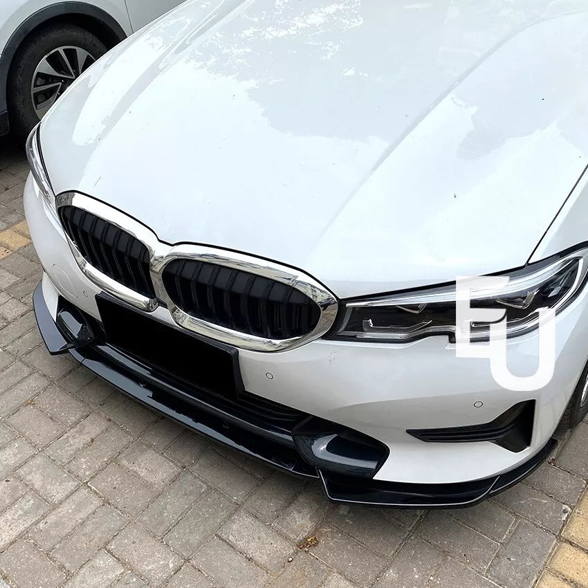 FOR BMW 3 SERIES G20 G21 GLOSS FRONT LIP SE STANDARD LUXURY SPLITTER SPOILER KIT