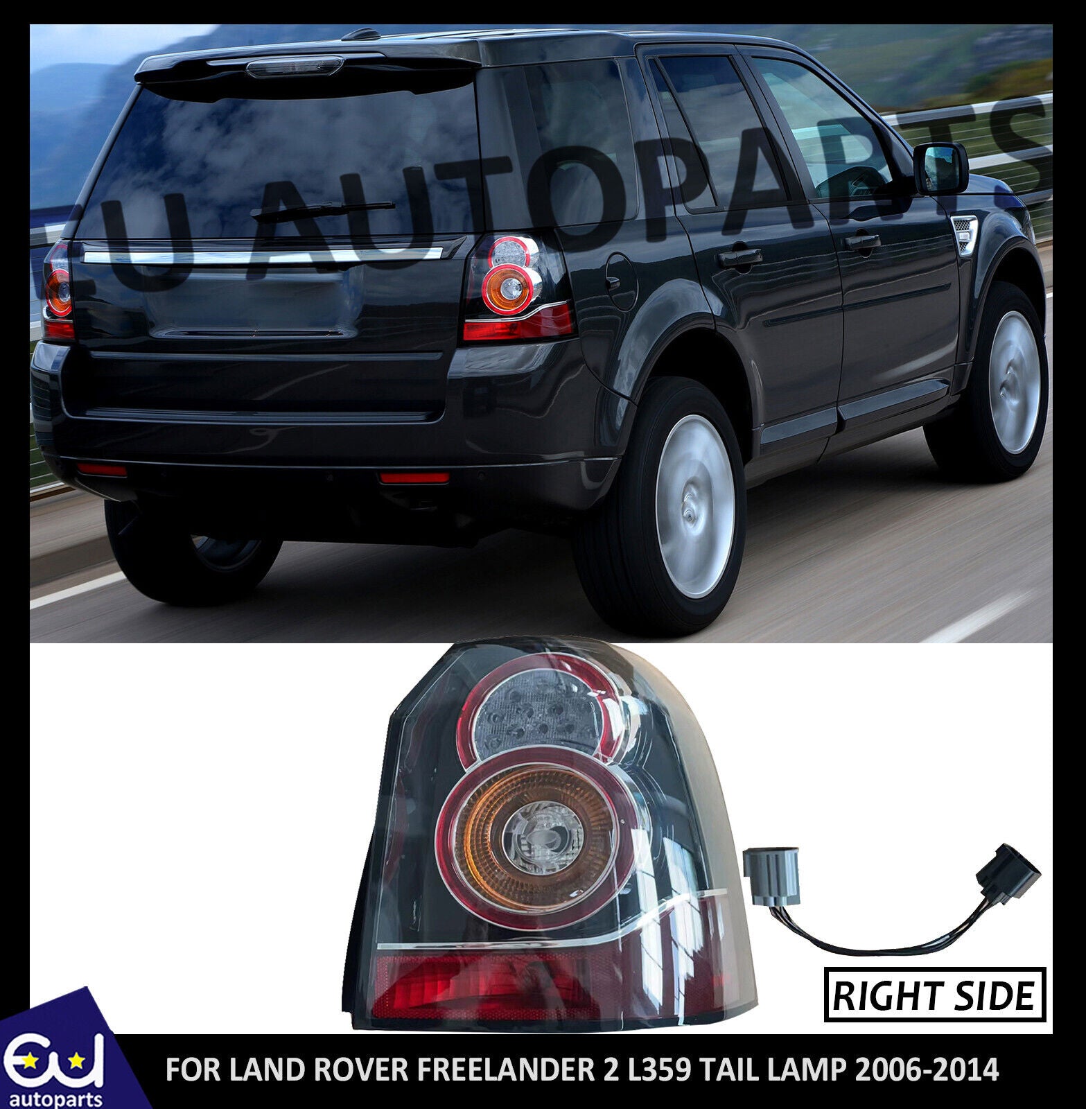 REAR LED LIGHT FOR FREELANDER 2 L359 FACELIFT STYLE BACK TAIL LAMP RIGHT 2006-15