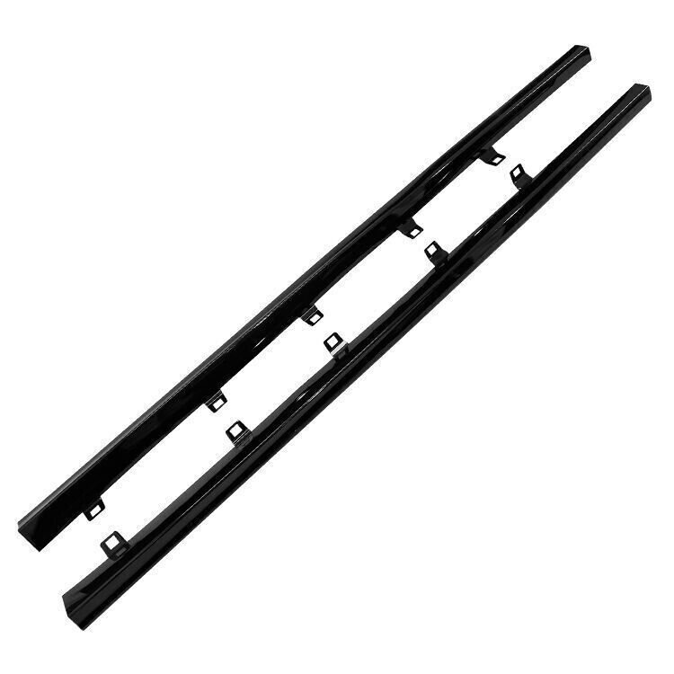 FOR VW GOLF MK7 MK7.5 R LINE 2013-2020 SIDE SKIRT EXTENSION BLADE GLOSS BLACK