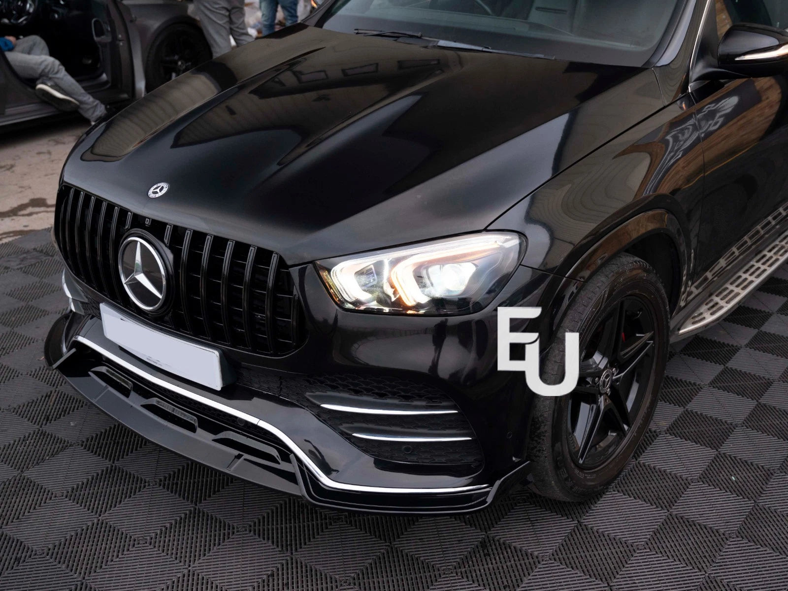 FOR MERCEDES GLE W167 C167 AMG LINE FRONT SPLITTER LIP BUMPER SPOILER 2019-2023
