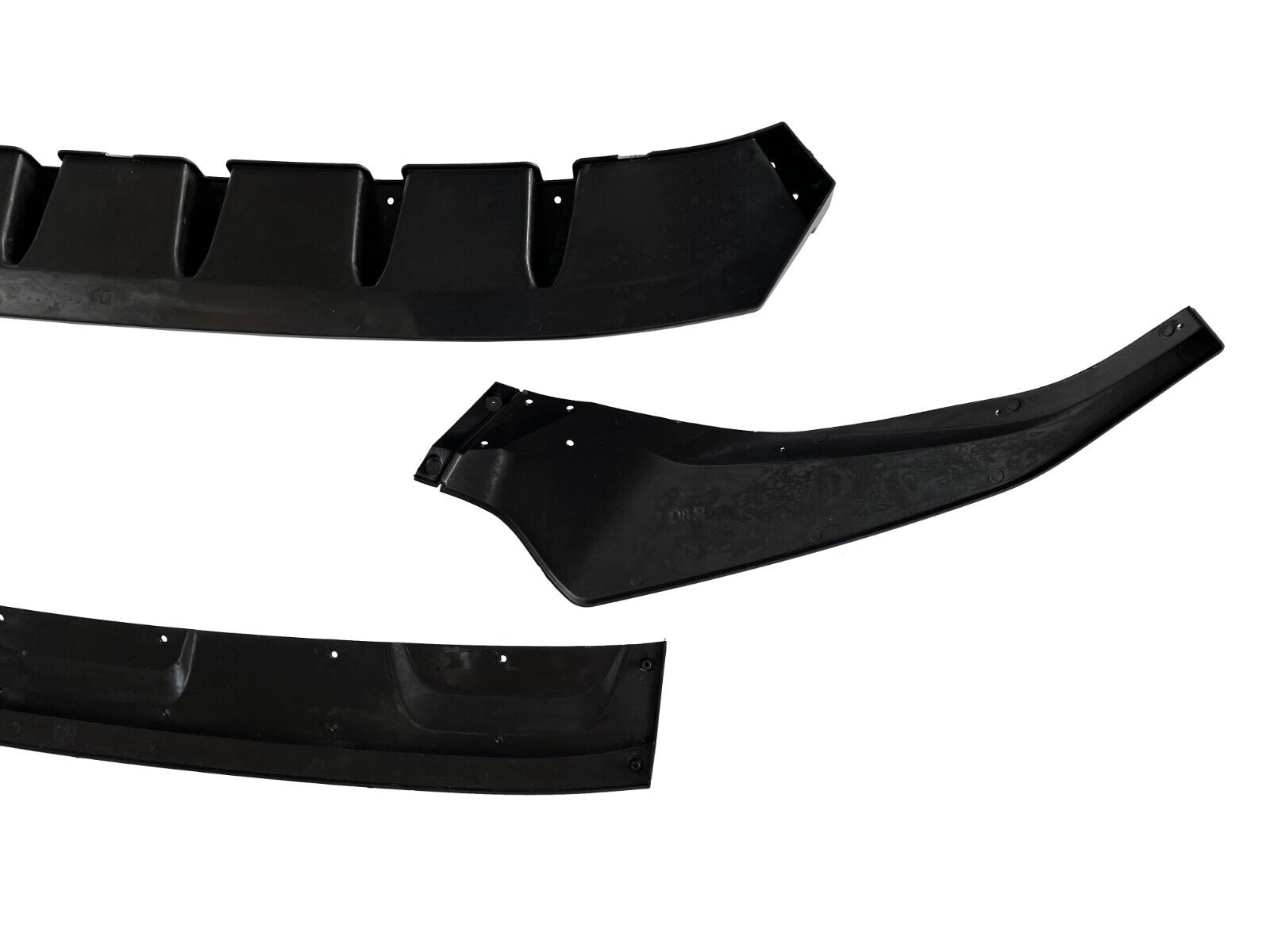 FOR AUDI Q8 S LINE FRONT BUMPER SPLITTER LIP SPOILER GLOSS BLACK 2018 ONWARDS