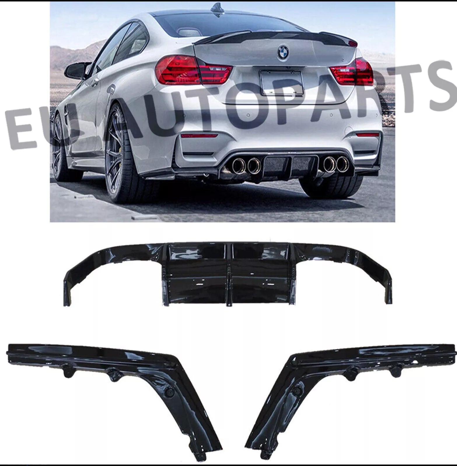 FOR BMW F80 F82 F83 M3 M4 FRONT SPLITTER LIP REAR DIFFUSER BODYKIT BODY KIT