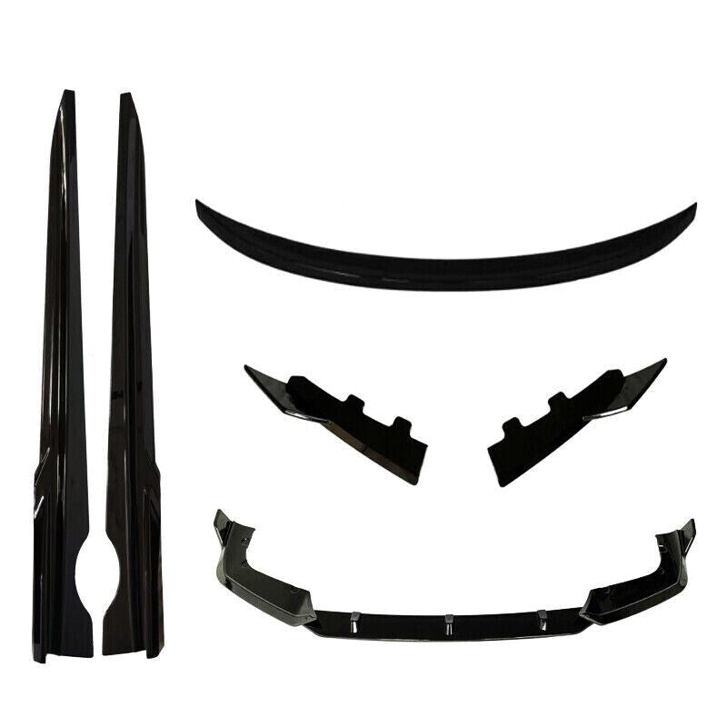FOR BMW X5 X5M F95 BODYKIT BODY KIT FRONT SPLITTER LIP REAR DIFFUSER SKIRT GLOSS