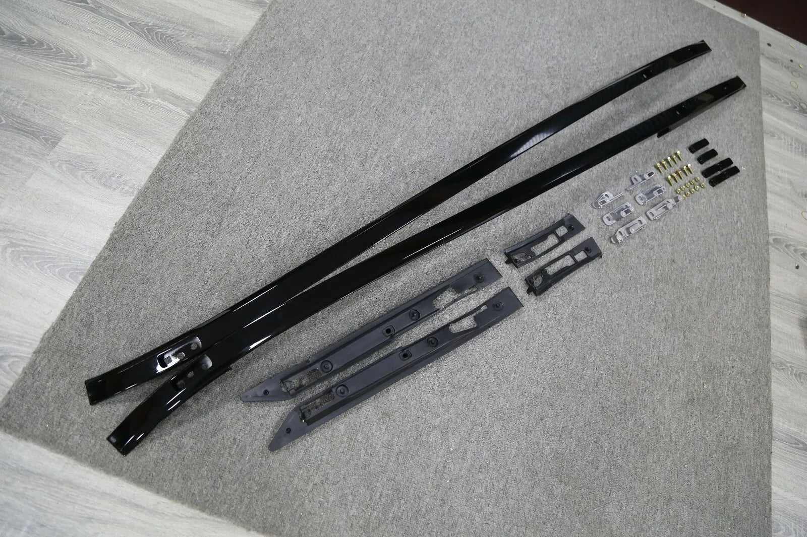 FOR LAND ROVER DISCOVERY SPORT L550 BLACK ROOF RAILS BARS KIT OEM STYLE 2014+