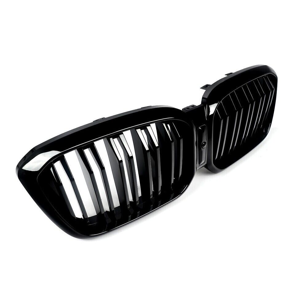 FOR BMW X3 G01 X4 G02 LCI GLOSS FRONT KIDNEY GRILLE GRILL DUAL TWIN FACELIFT 22+