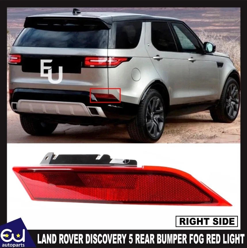 FOR LAND ROVER DISCOVERY 5 RH OFFSIDE RIGHT REAR BUMPER RED FOG LED LIGHT 16-24