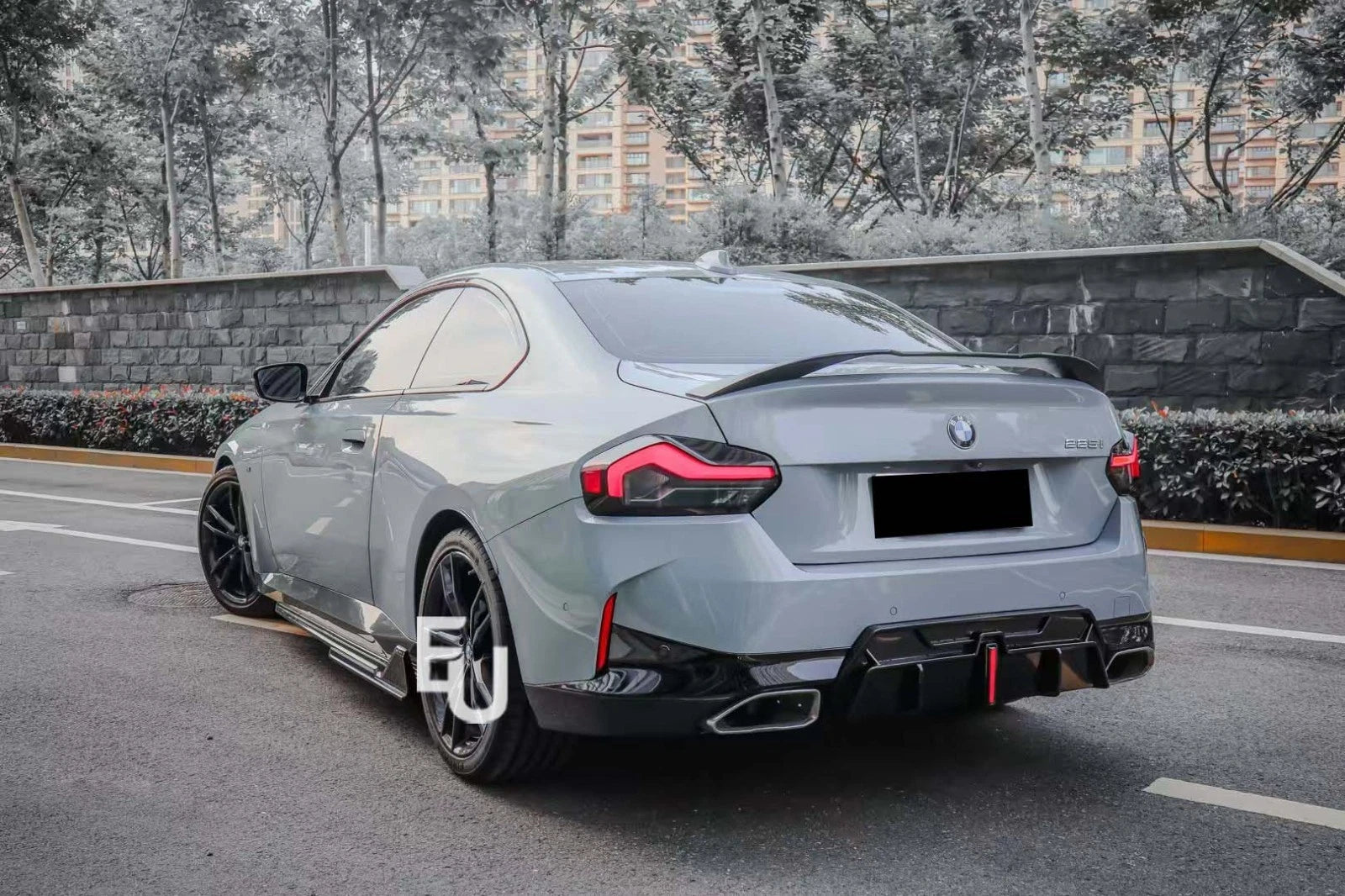 FOR BMW 2 SERIES G42 COUPE BODYKIT FRONT SPLITTER REAR SPOILER DIFFUSER BODY KIT