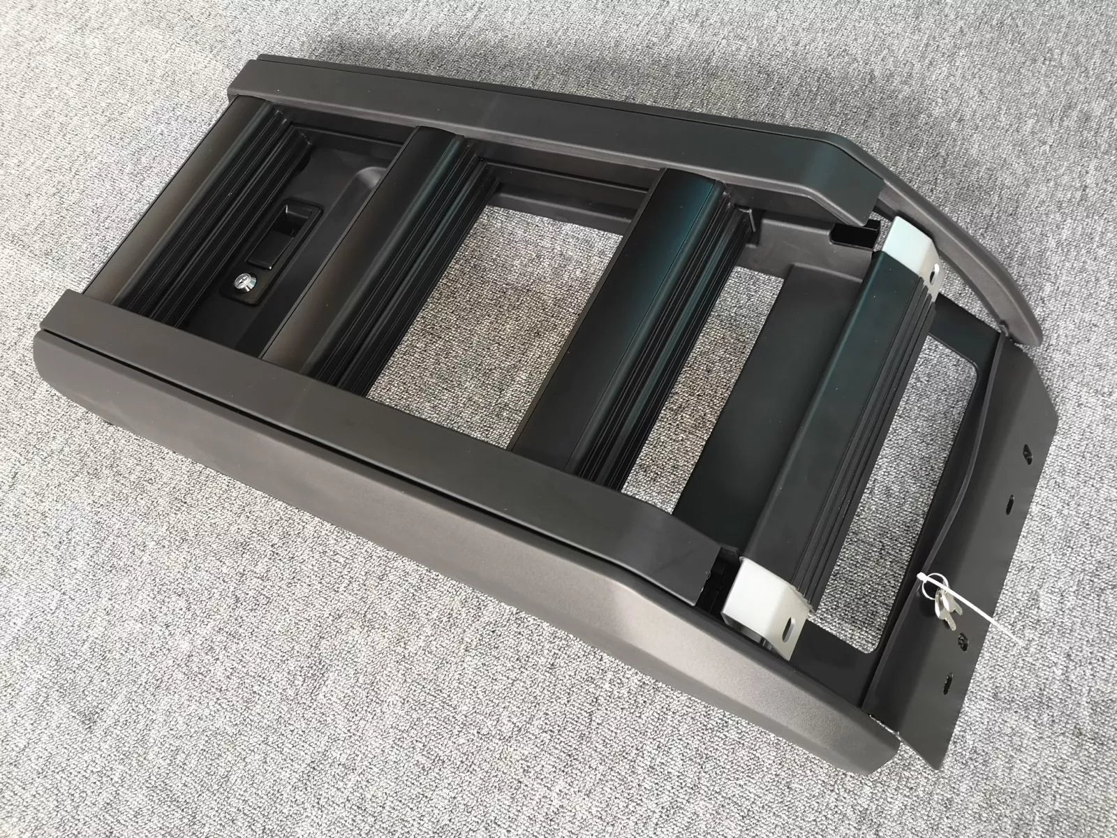 FOR LAND ROVER DEFENDER L663 TELESCOPIC SIDE LADDER DEPLOYABLE ROOF BLK EDITION