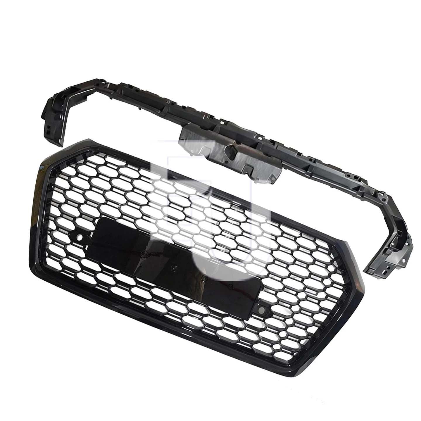 'RSQ5 STYLE' FRONT BUMPER HONEYCOMB GRILLE FOG GRILLE FOR AUDI Q5 SQ5 FY 17-20