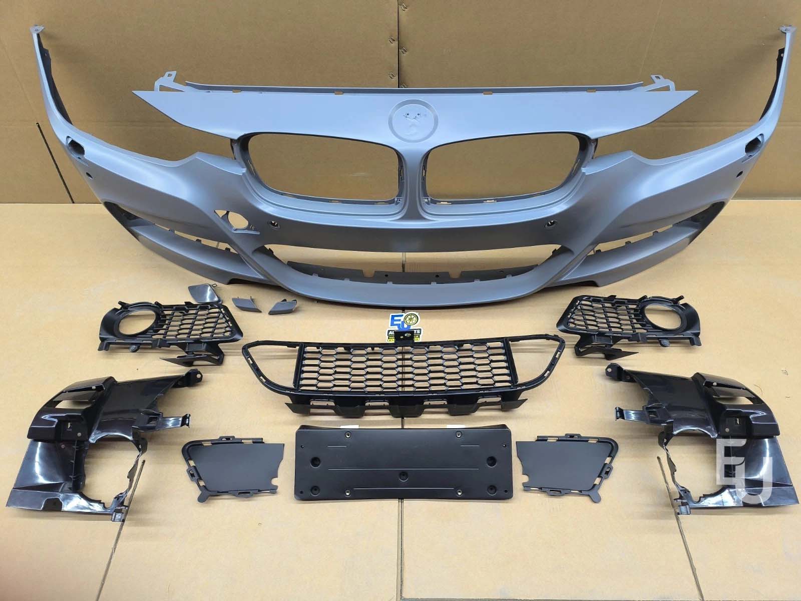 FOR BMW 3 SERIES F30 F31 M SPORT LOOK FRONT BUMPER BODYKIT W/PDC GRILL 2015-2019
