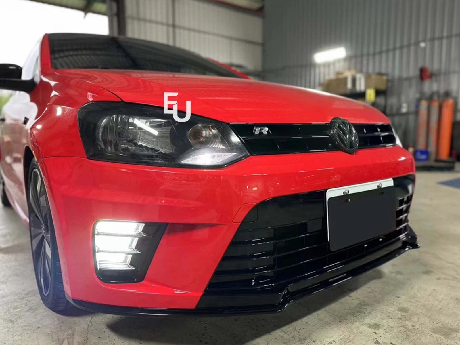 FOR VW VOLKSWAGEN POLO MK5 6R 6C 2009-2017 FRONT & REAR BUMPER KIT WRC STYLE