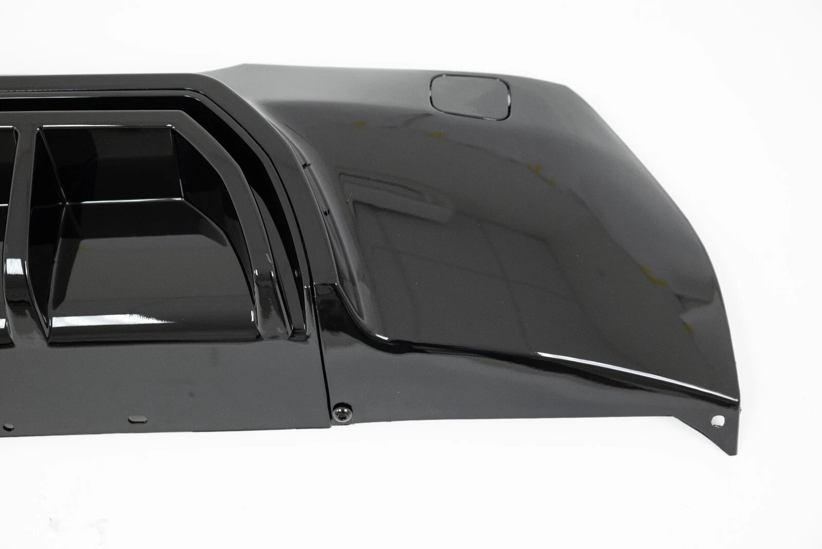 FOR BMW 1 SERIES F40 REAR LED DIFFUSER M SPORT SINGLE EXHAUST GLOSS BLACK 2019+