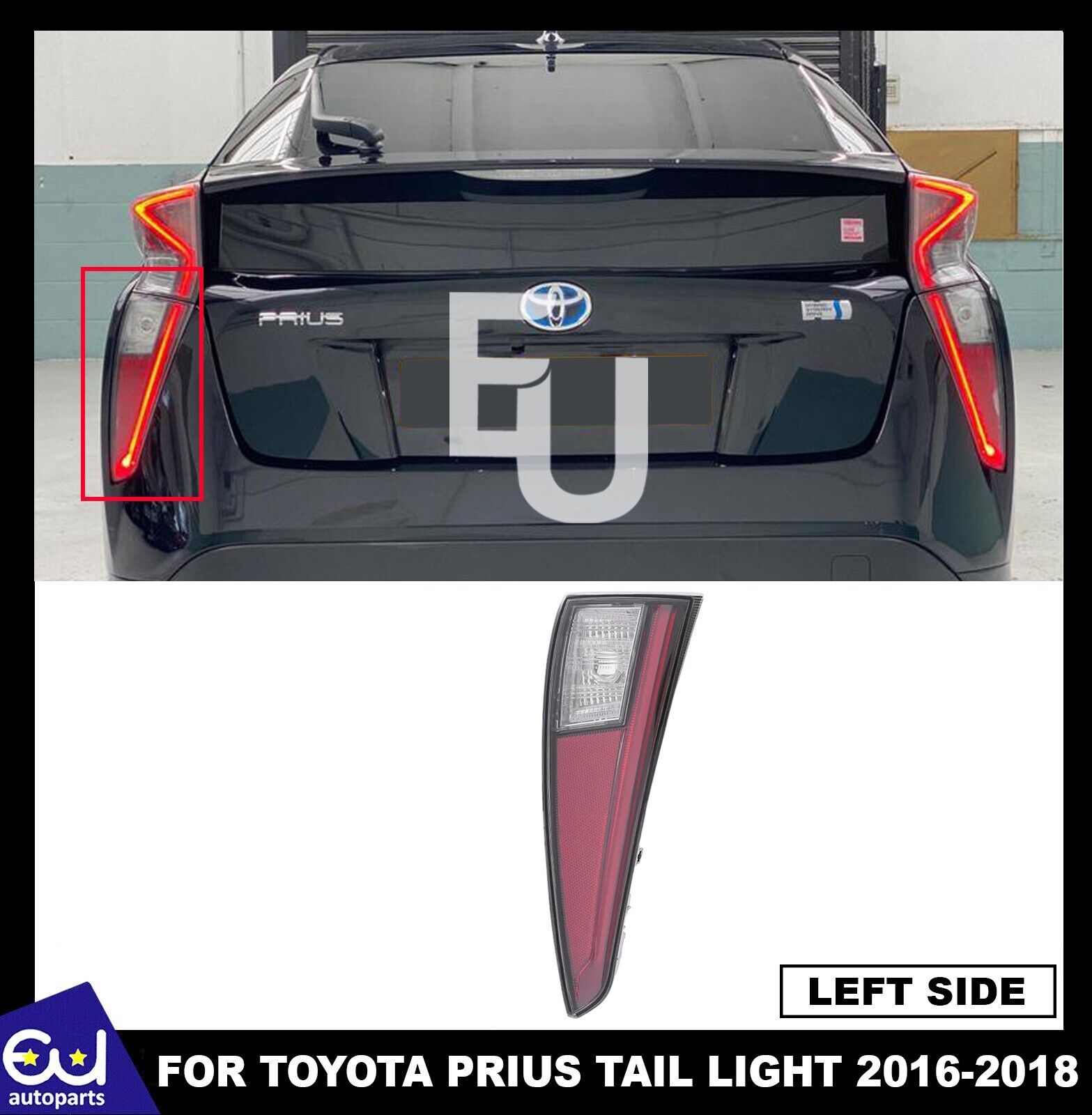 FOR TOYOTA PRIUS 2016-2018 LED TAIL LIGHT REAR LAMP LOWER LEFT SIDE IMPORT MODEL