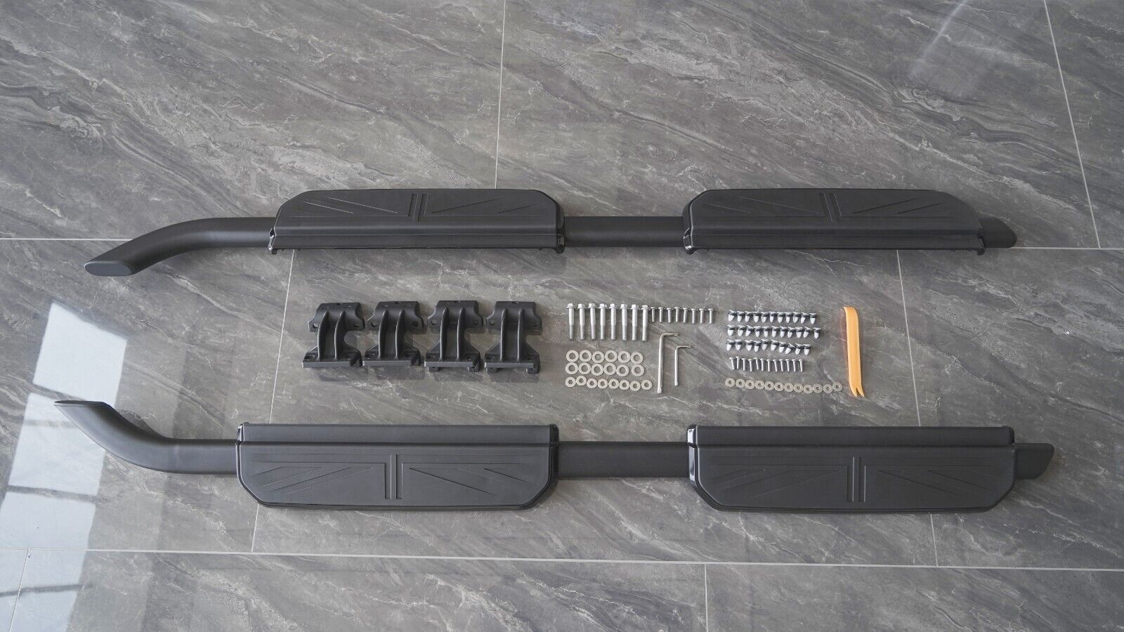 RUNNING BOARD SIDE STEPS FOR LAND ROVER DEFENDER 110 L663 UNION JACK DESIGN 20+