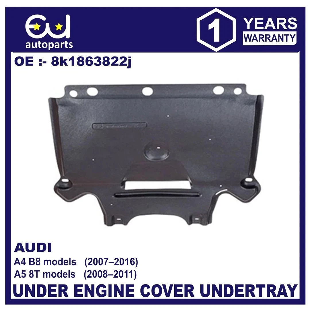 UNDER ENGINE COVER UNDERTRAY FOR AUDI A4 B8 2007-2016 A5 8T 2008-2011 8K1863822S