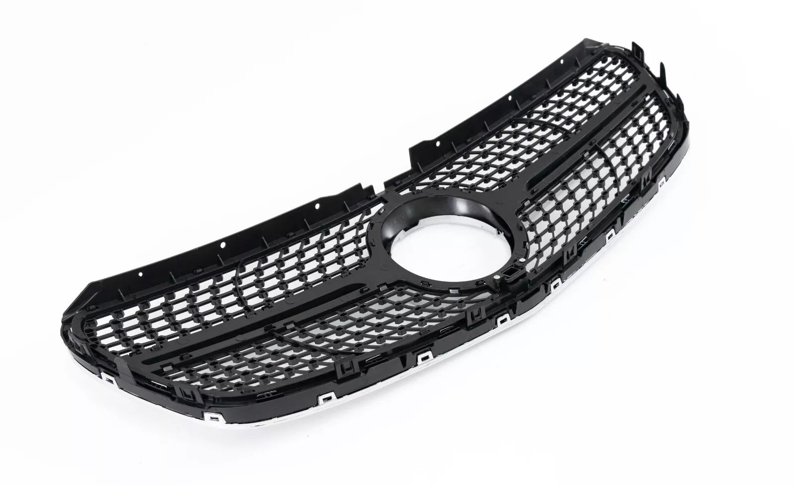 FOR MERCEDES VITO W447 BLACK CHROME DIAMOND STYLE SILVER GRILL GRILLE 2015-2019