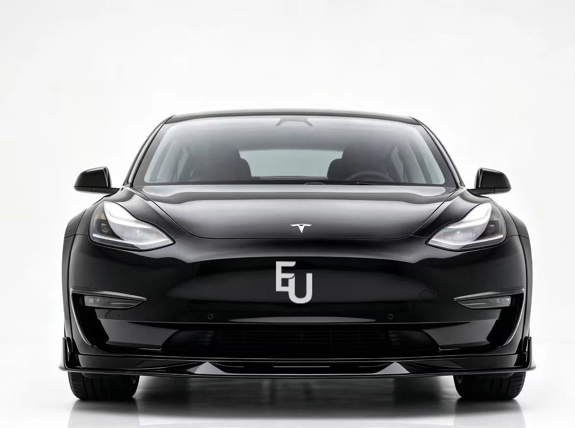 BRAGE DESIGN WIDE BODY AERO BODY KIT WHEEL ARCH FRONT SPLITTER FOR TESLA MODEL 3