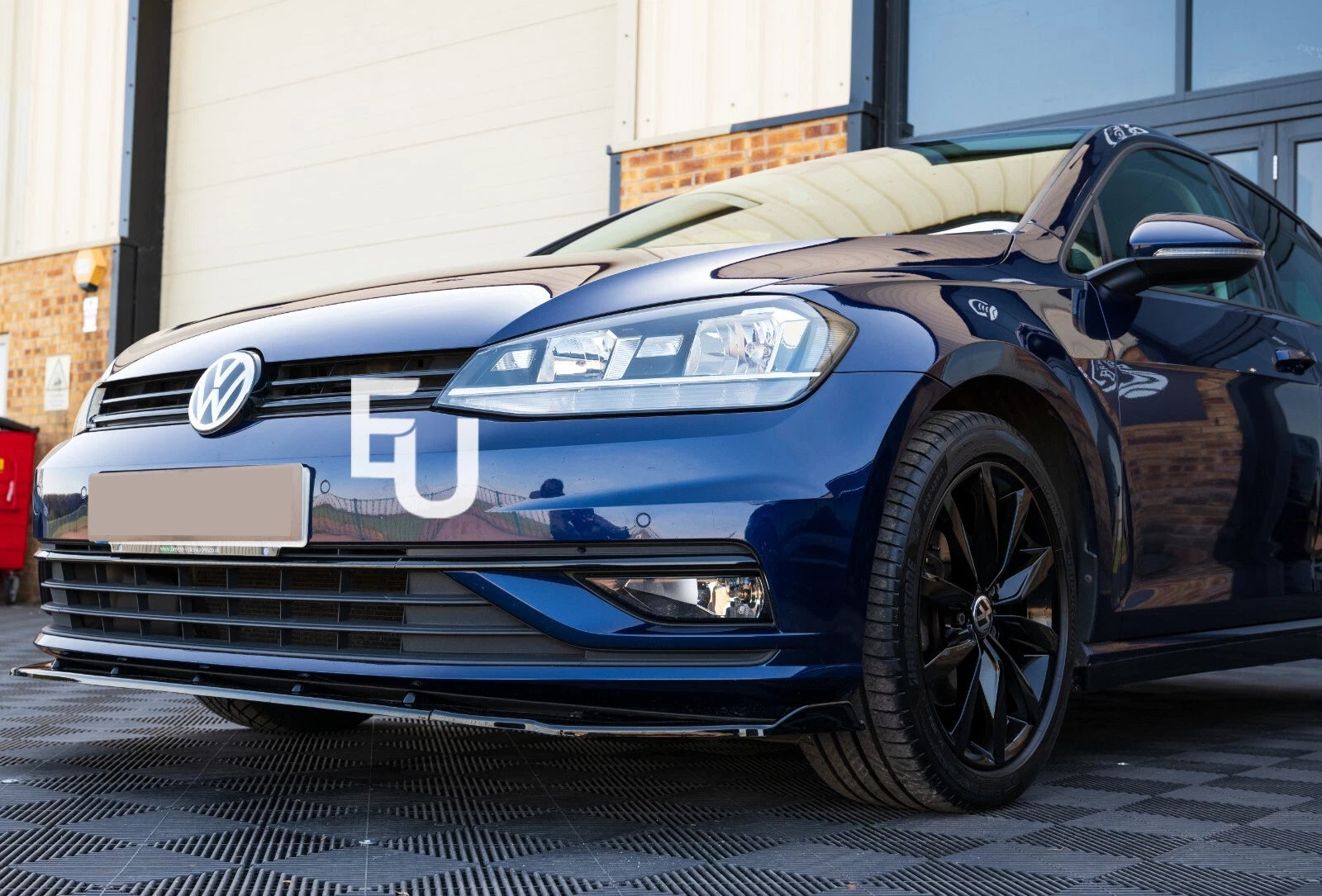 FOR VW GOLF MK7 MK7.5 R GTD GTI TSI TDI FRONT SPLITTER SPOILER LIP GLOSS 13-20