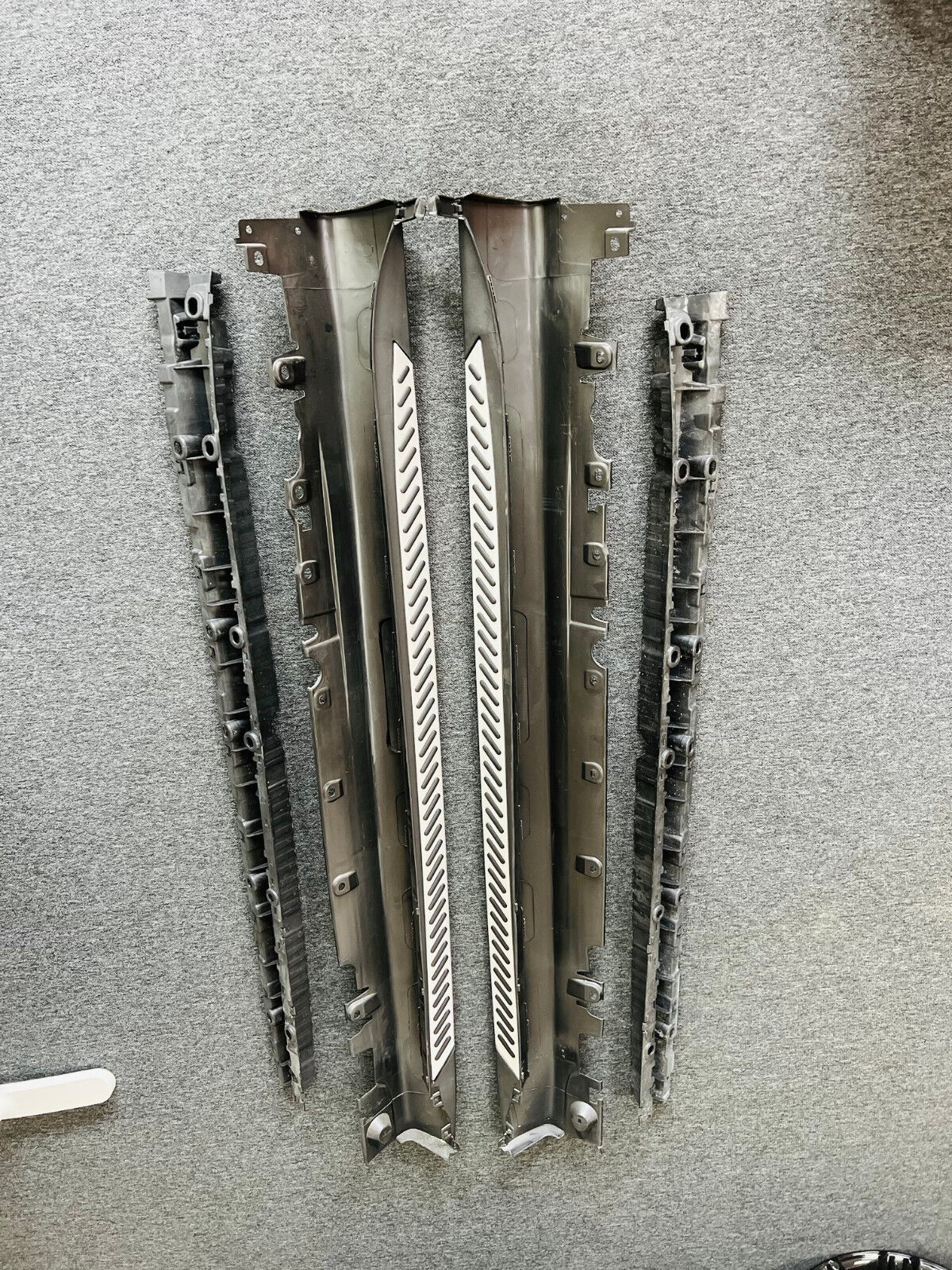 FOR BMW X5 F15 14-18 ALUMINIUM RUNNING BOARDS SIDE STEPS FOOT RAILS OE STYLE
