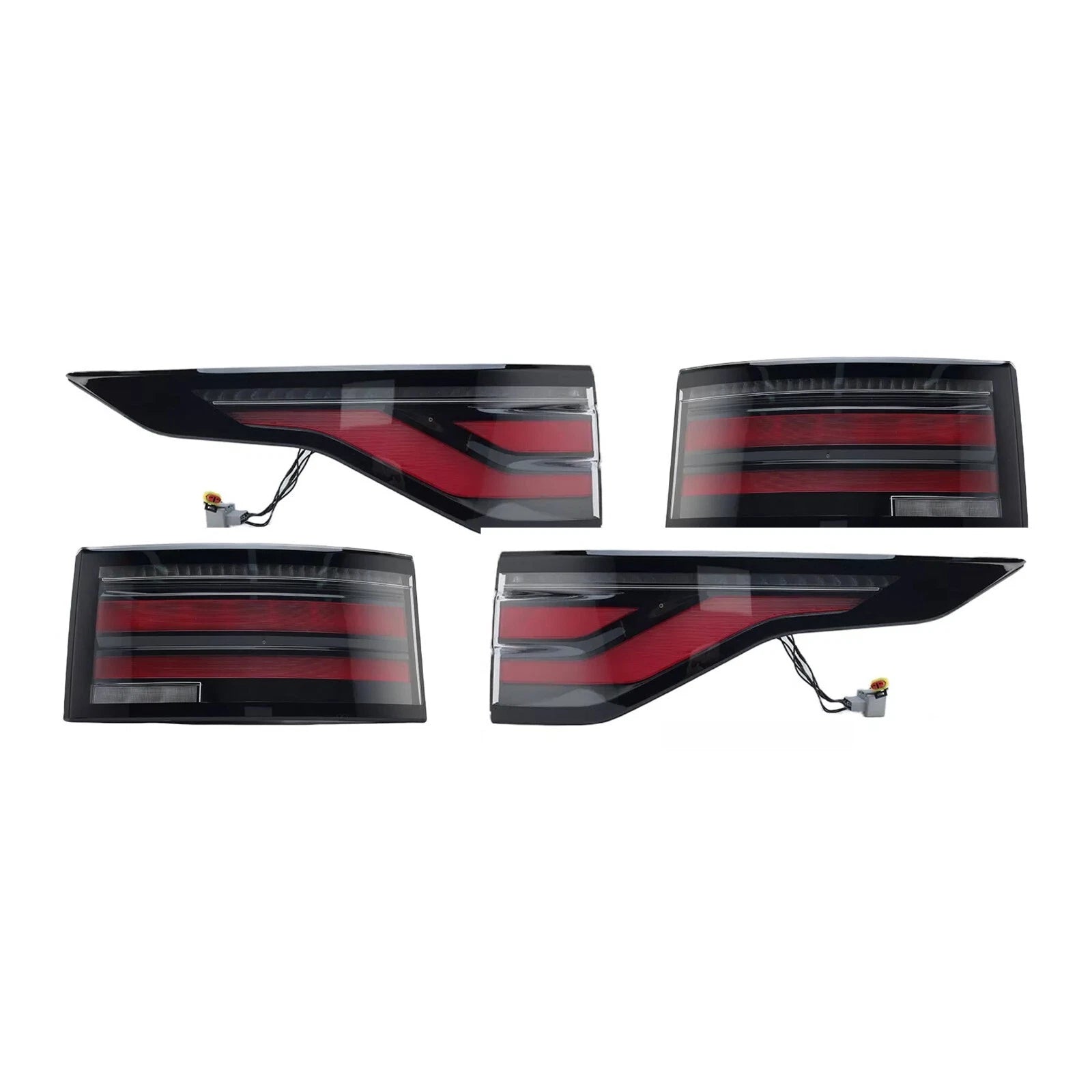 4PCS REAR OUTER INNER TAIL LAMP LIGHT FOR LAND ROVER DISCOVERY 5 L462 2017+