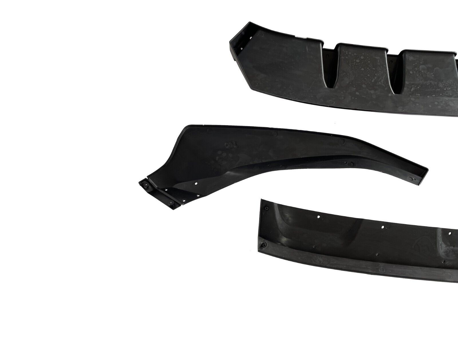 FOR AUDI Q8 S LINE FRONT BUMPER SPLITTER LIP SPOILER GLOSS BLACK 2018 ONWARDS