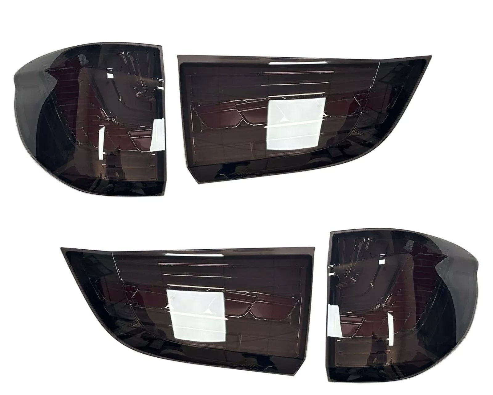 FOR BMW X5 F15 2013-2018 PAIR GTS LED BLACK SMOKED ANIMATION TAIL LIGHTS LAMP