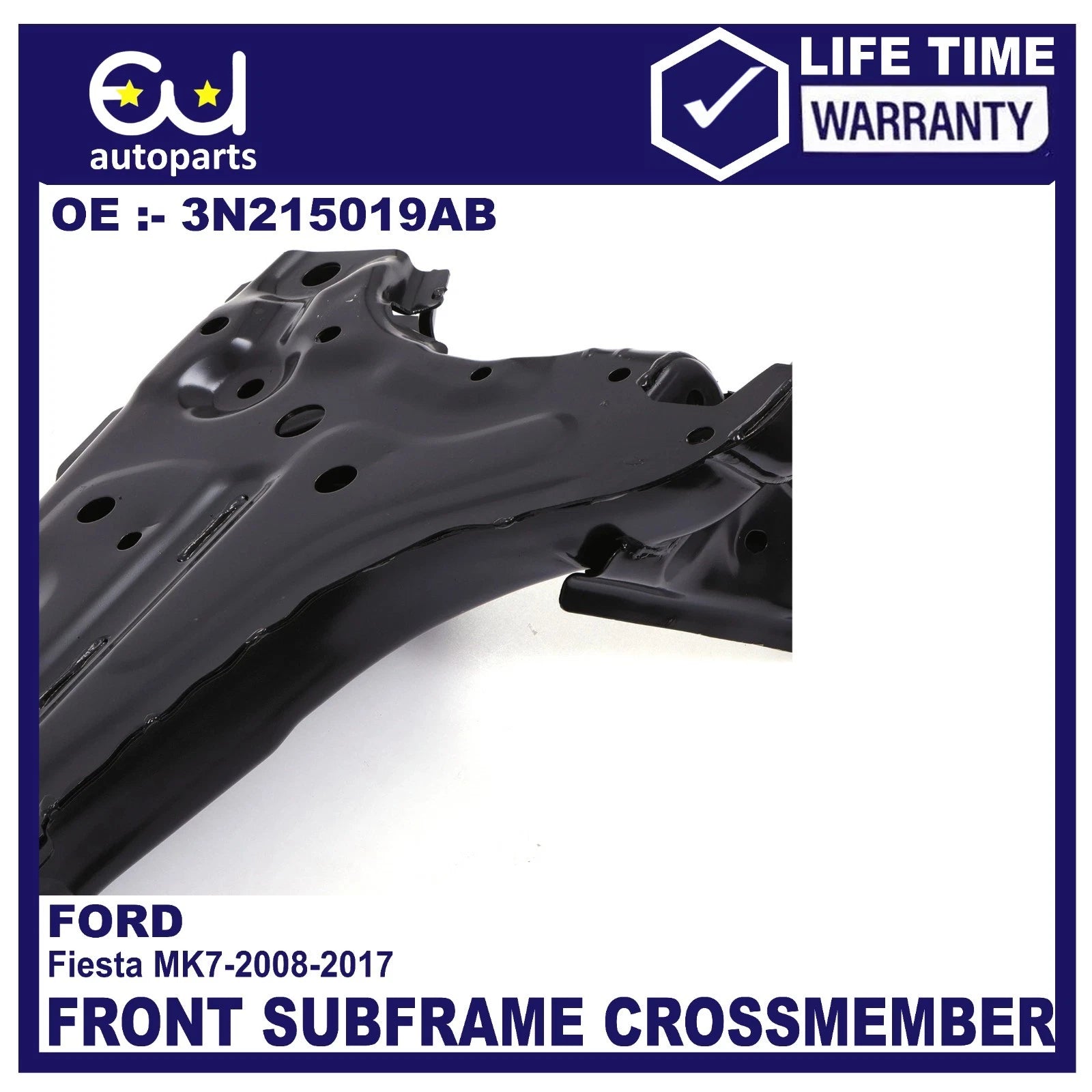FRONT AXLE SUBFRAME CROSSMEMBER FOR FORD FIESTA MK7 2008-2017 AUTOMATIC 1758709