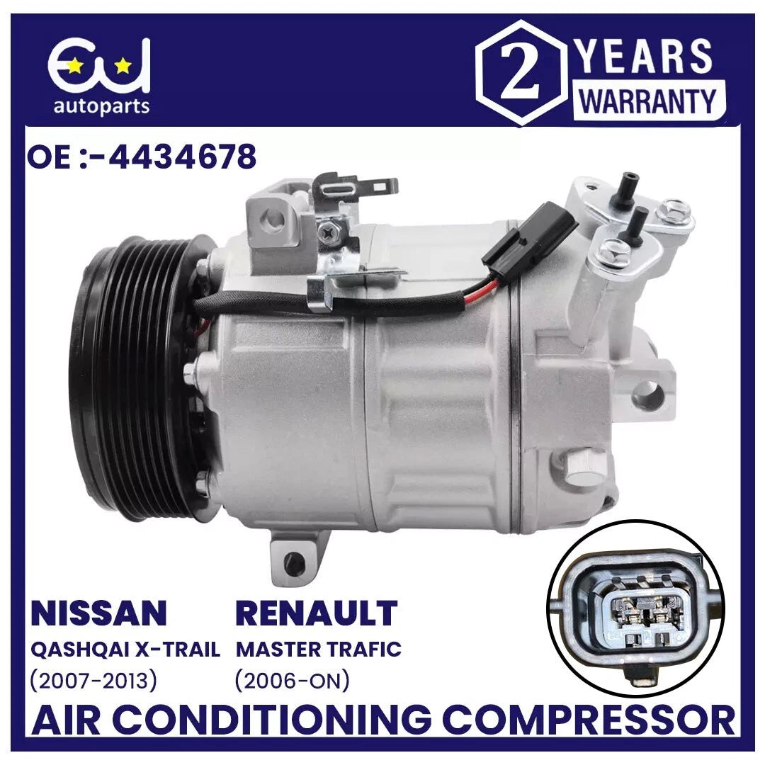 AIR CON AC COMPRESSOR FOR OPEL VAUXHALL VIVARO MOVANO NISSAN RENAULT TRAFIC MK2
