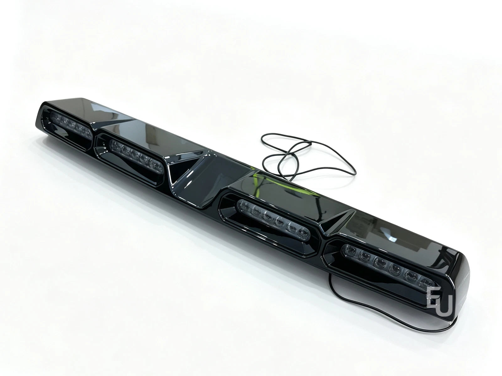 ROOF LIGHT BAR DRL LED LIGHTS GLOSS BLACK FOR TOYOTA HILUX MK8 MK9 2014+