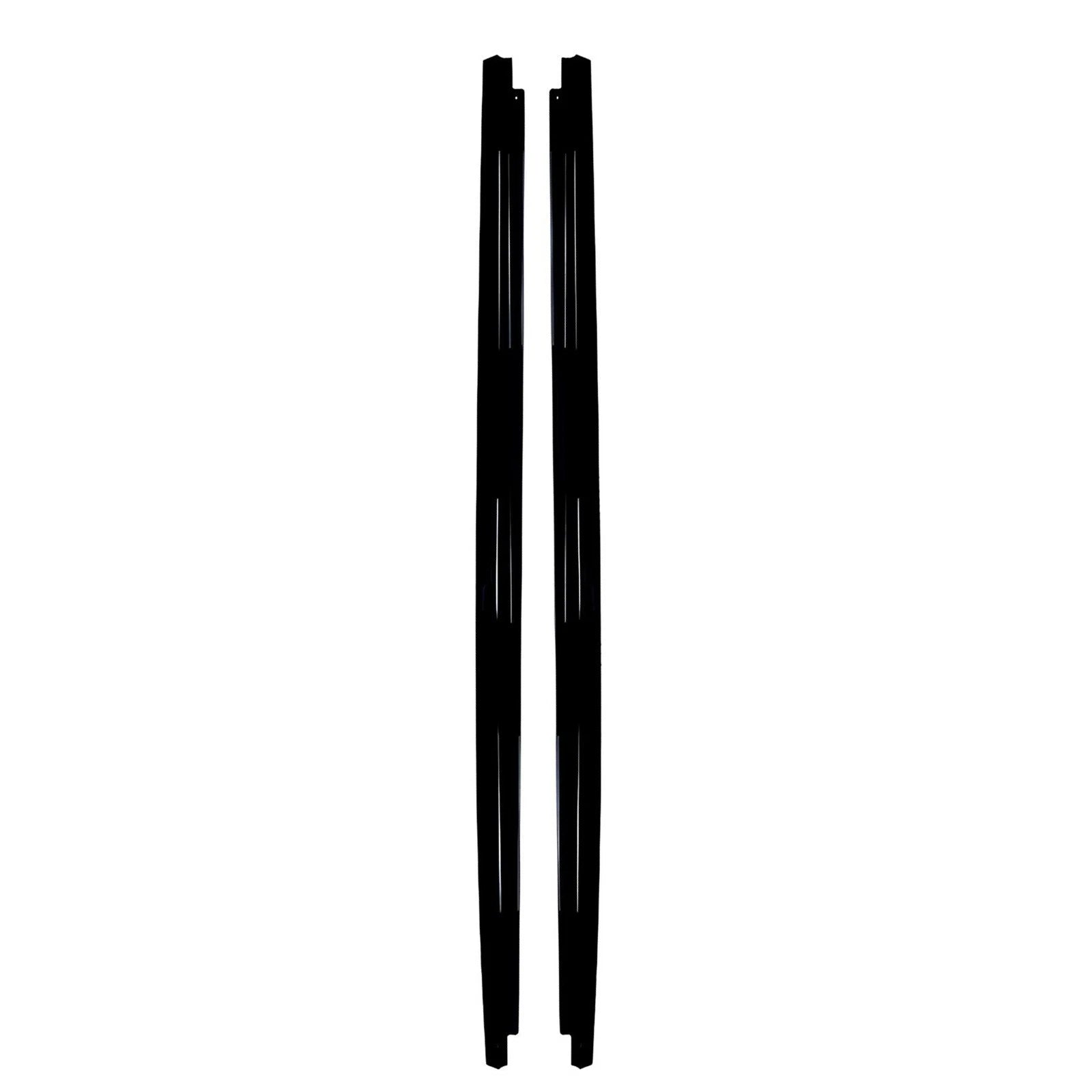 FOR BMW 5 SERIES E60 E61 M5 2004-10 SIDE SKIRT EXTENSION BLADES MP STYLE BLACK