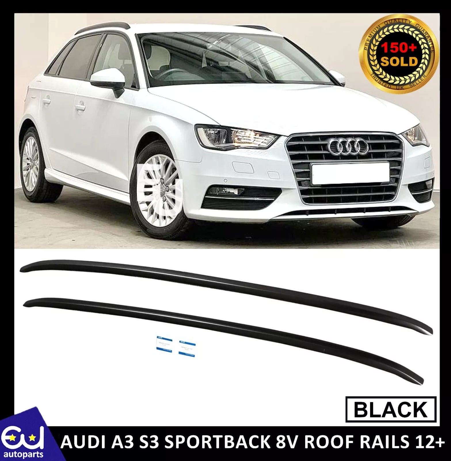 Audi a3 flush rails sale