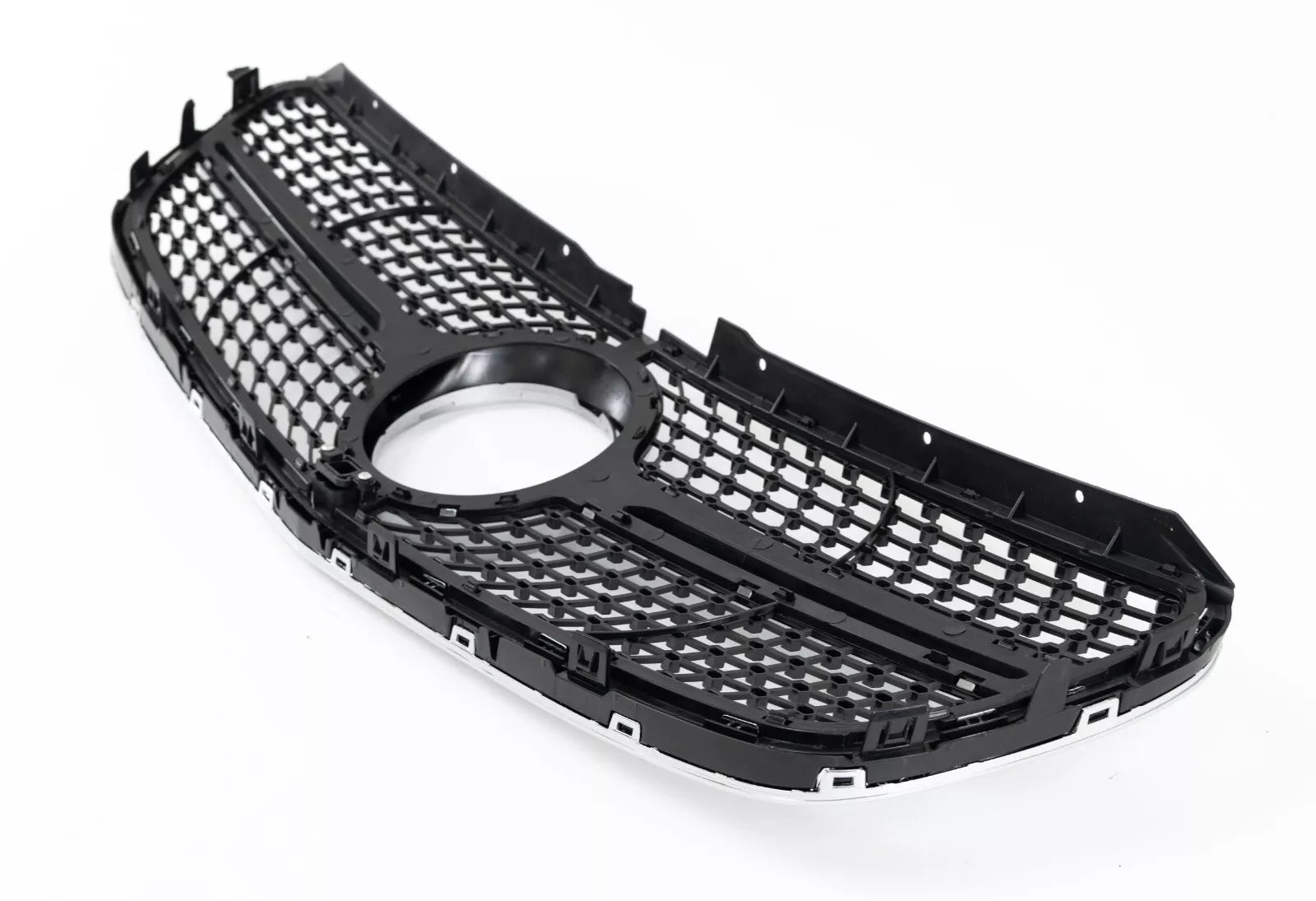 FOR MERCEDES VITO W447 BLACK CHROME DIAMOND STYLE SILVER GRILL GRILLE 2015-2019