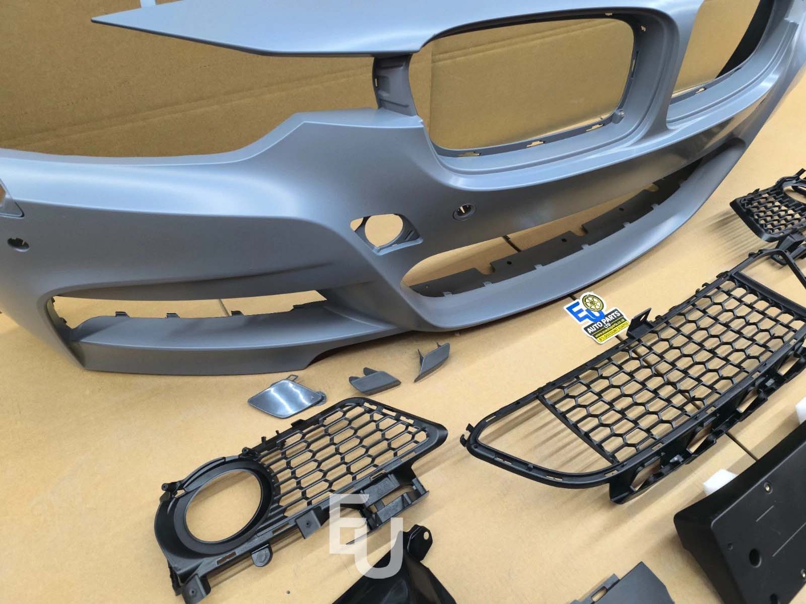 FOR BMW 3 SERIES F30 F31 M SPORT LOOK FRONT BUMPER BODYKIT W/PDC GRILL 2015-2019