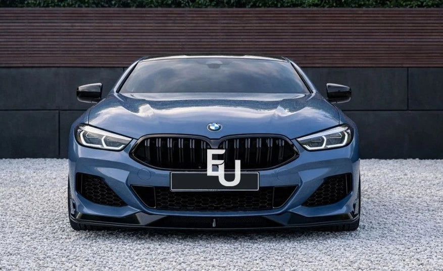 FOR BMW 8 SERIES G16 G15 G14 M SPORT FRONT SPLITTER LIP SPOILER GLOSS BLACK 18+
