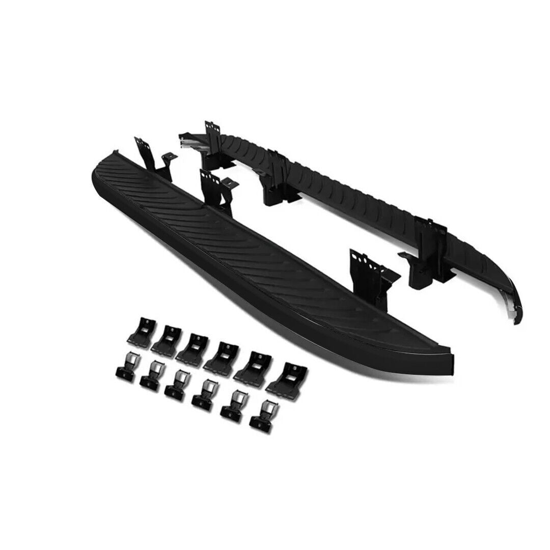 SIDE STEPS RUNNING BOARDS BLACK STEALTH OEM STYLE FOR LAND ROVER FREELANDER 2