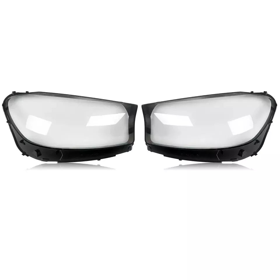 LEFT RIGHT SIDE PAIR HEADLIGHT LENS COVER HEADLAMP FOR MERCEDES GLS X167 19-22