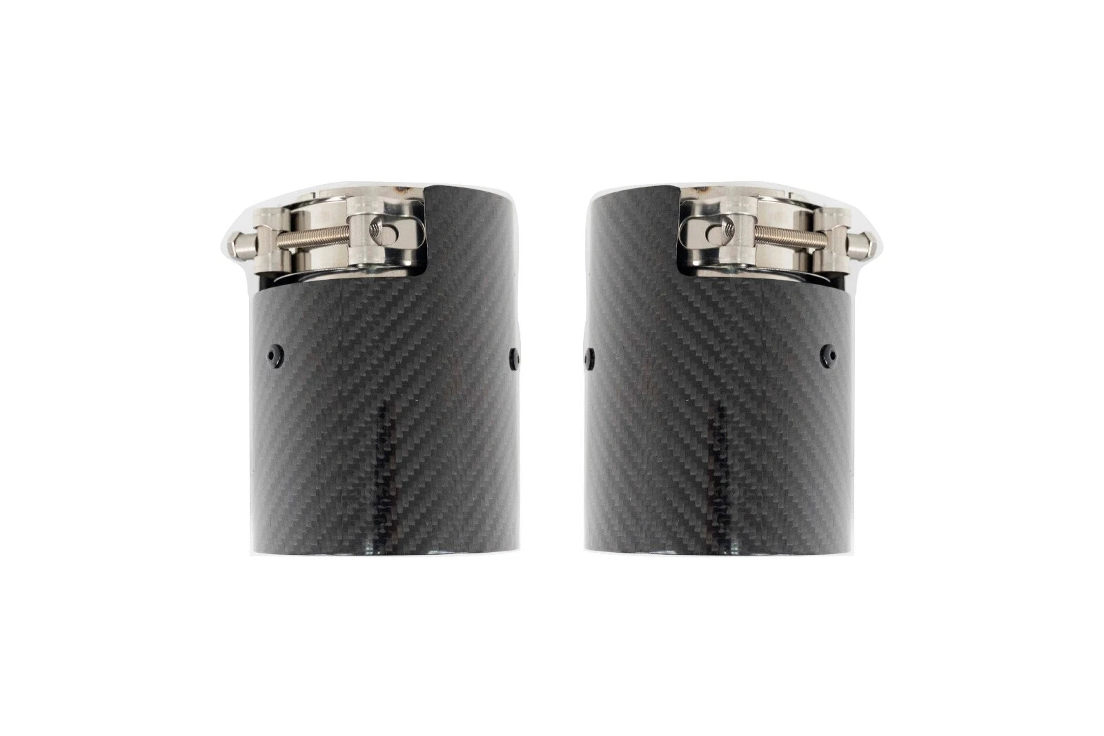 FOR BMW F10 F11 F20 F21 F22 F23 F30 F31 F32 F33 CHROME SINGLE CARBON EXHAUST TIP