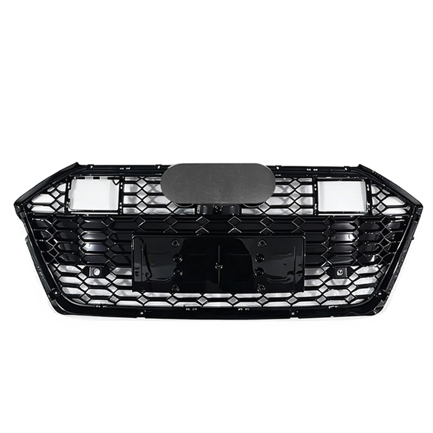 RS6 STYLE LOOK FRONT BUMPER SPLITTER LIP KIT FOR AUDI A6 S6 C8 4A 18–22 W GRILLE